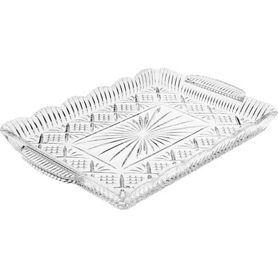 Dublin Crystal Scalloped Serving Tray | Wayfair North America