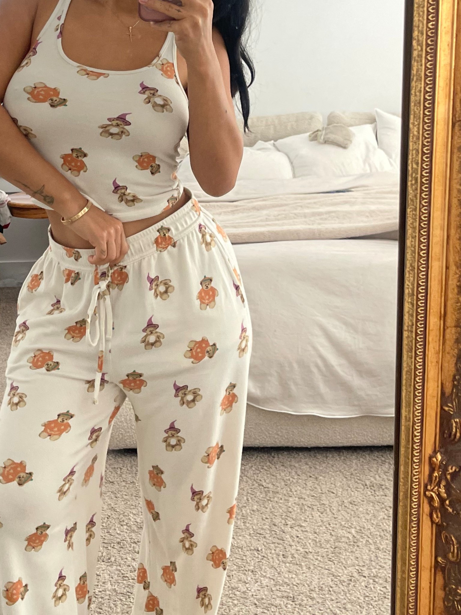 the softest most buttery pajamas ever and some cutie pumpkin gauze ones I bought too! 🎃🤍

#LTKSeasonal