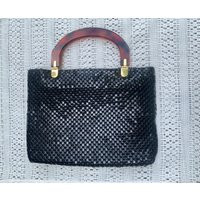 Purse Black Mesh Tortoise Bag | Etsy (US)