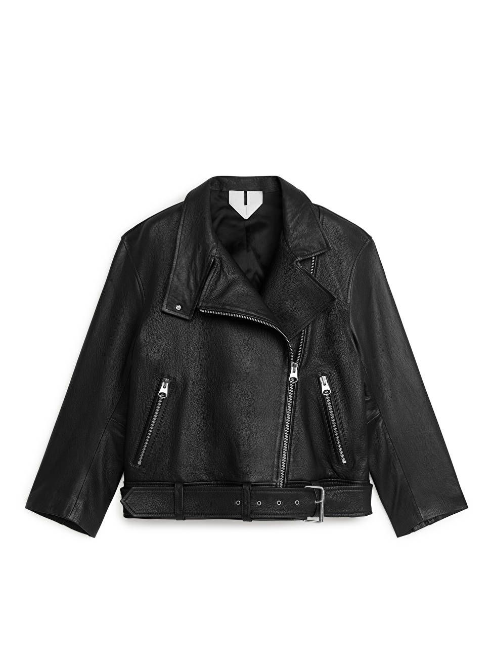 Oversized Leather Jacket | ARKET (US&UK)