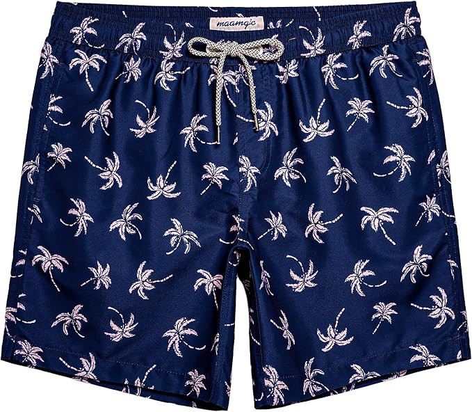 maamgic Mens Swim Trunks Quick Dry Swim Shorts with Mesh Lining Funny Swimwear Bathing Suits 7inc... | Amazon (US)