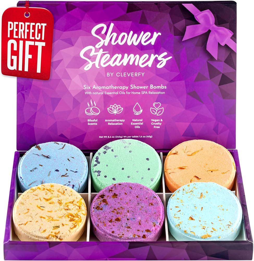 Cleverfy Shower Steamers Aromatherapy - Christmas Gifts for Women and Stocking Stuffers for Adult... | Amazon (US)