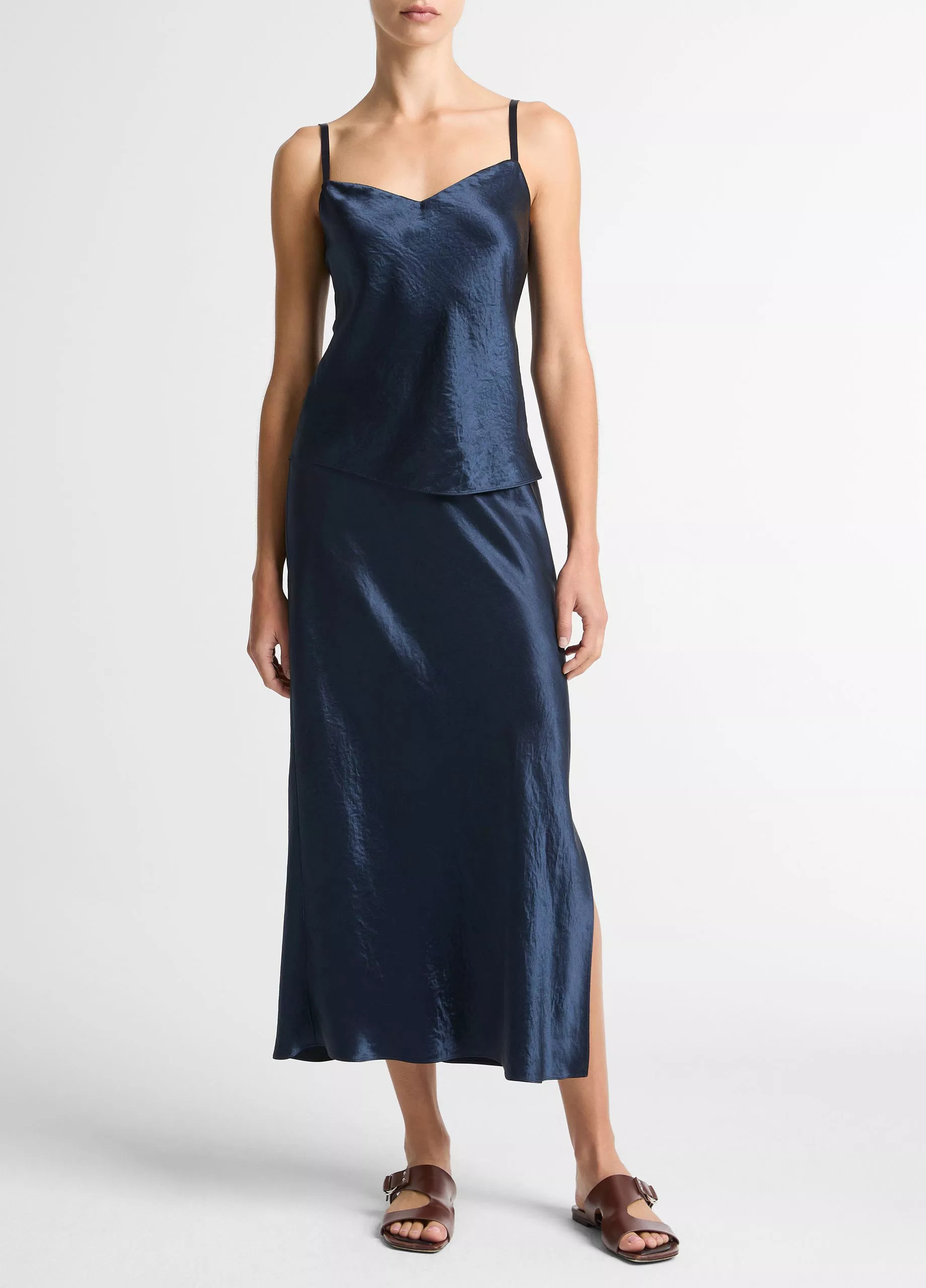 Satin V-Neck Camisole | Vince LLC