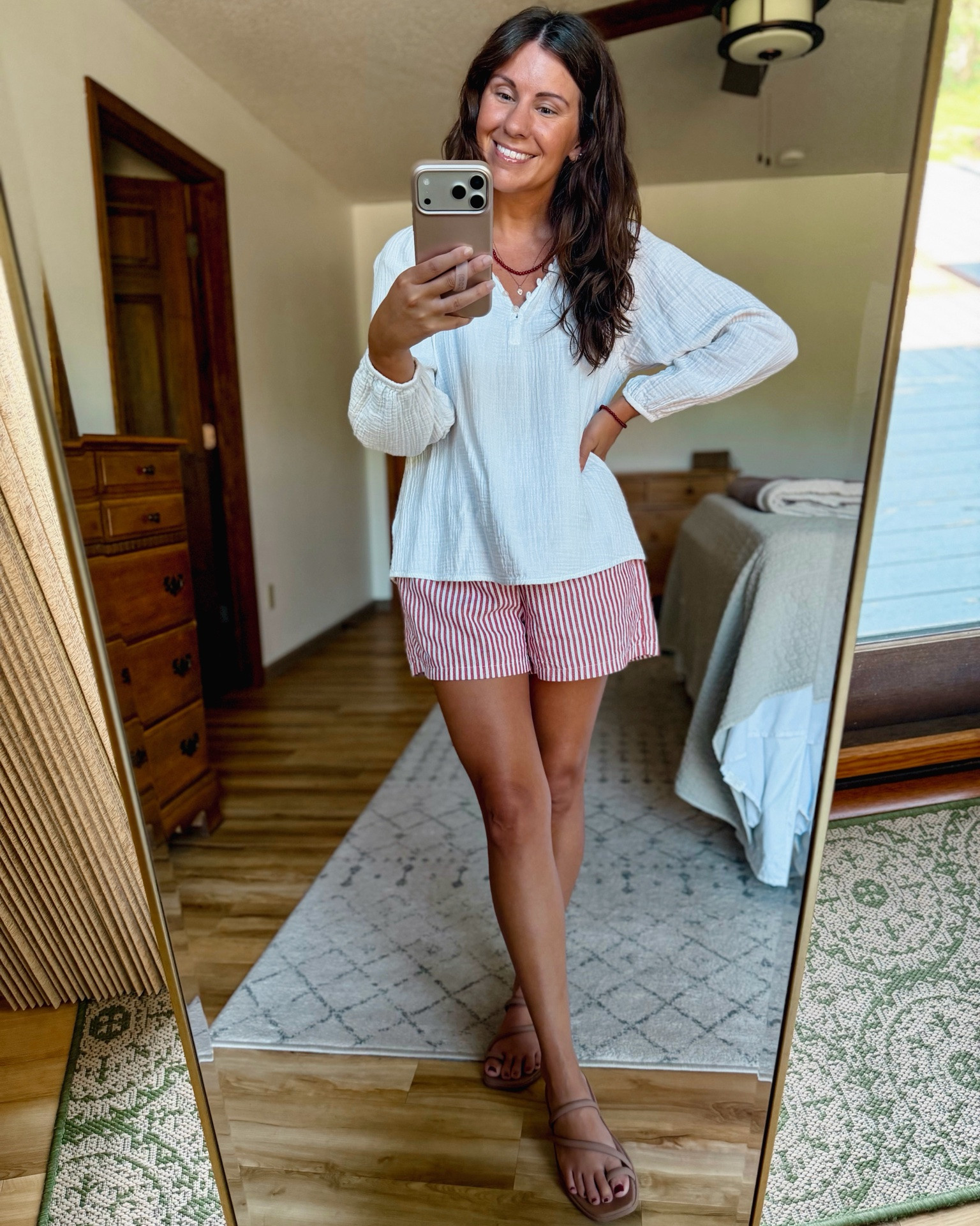 small in my boxer shorts and 6 in my croc sandals. My top is older so I linked a bunch of similar ones!

#LTKPetite #LTKgrwm #LTKootd