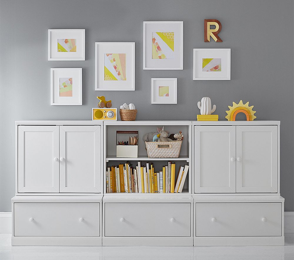 Cameron Cabinet & Bookshelf Wall Storage System | Pottery Barn Kids