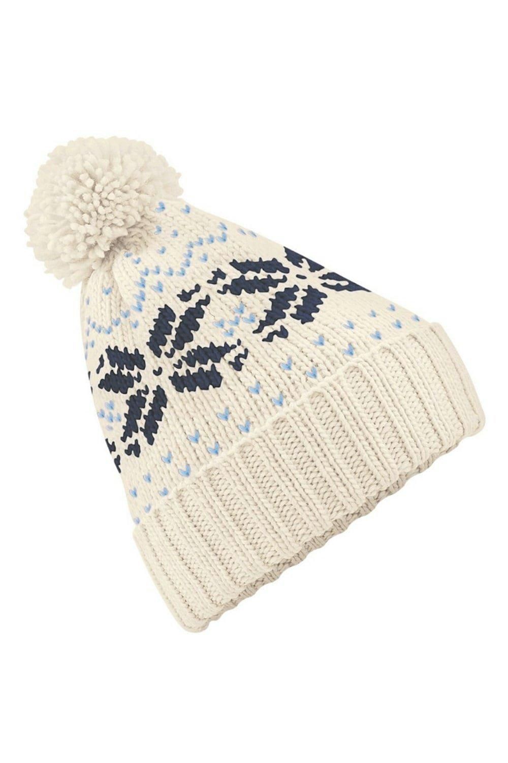 Hats | Fair Isle Snowstar Winter Beanie Hat | Beechfield | Debenhams UK