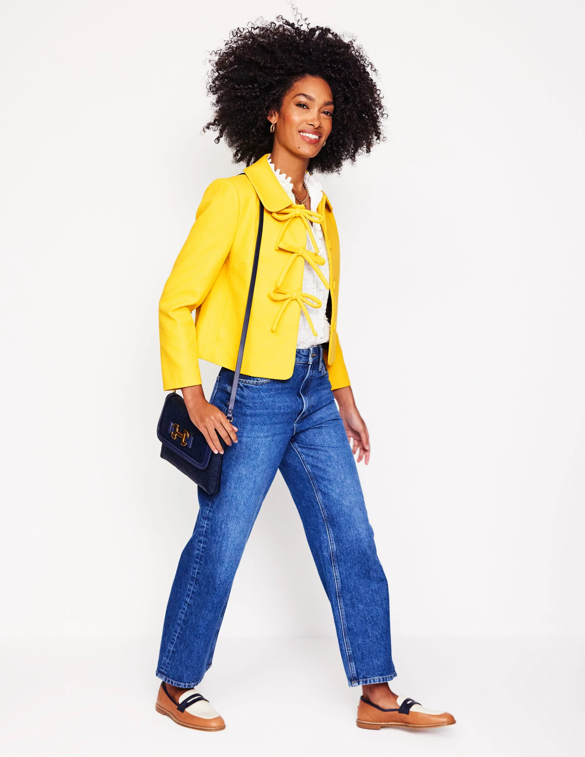 Bow Jacket-Pineapple Yellow | Boden (US)