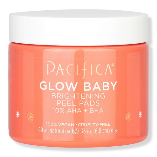 Glow Baby Brightening Peel Pads 10% AHA + BHA | Ulta