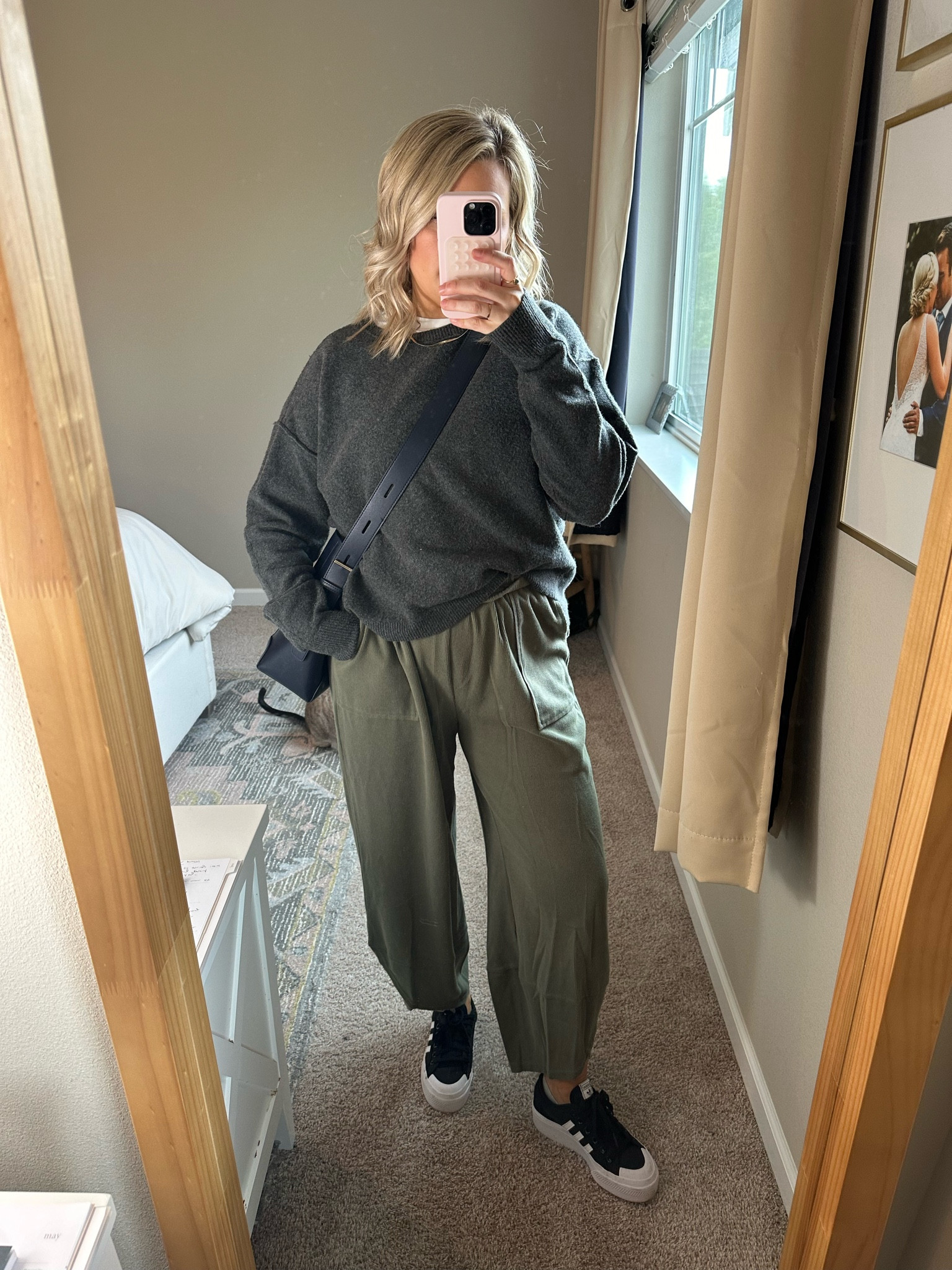 comfy mom ootd on this rainy spring day 

Size up in bodysuit, size down 1/2 size in shoes 

#LTKSeasonal #LTKFindsUnder100 #LTKStyleTip