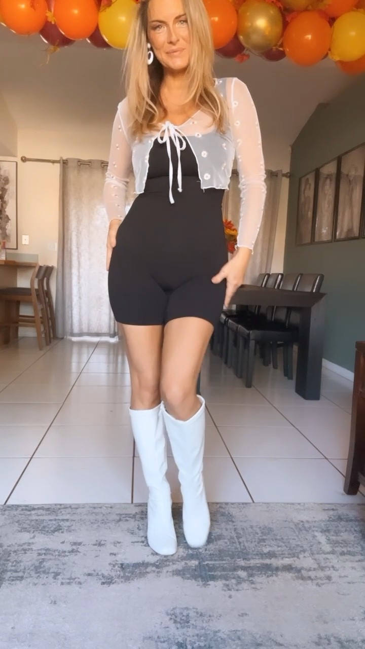 So many ways to wear shorts bodysuits 🖤 bodysuits. shorts bodysuits. boots. Fall outfits. Versatile outfits. Fun outfits. Flannel outfits. Mom outfit. 

#LTKstyletip #LTKshoecrush #LTKVideo