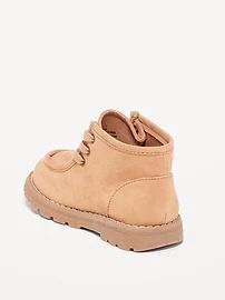 Unisex Faux-Suede Ankle Boots for Toddler | Old Navy (US)