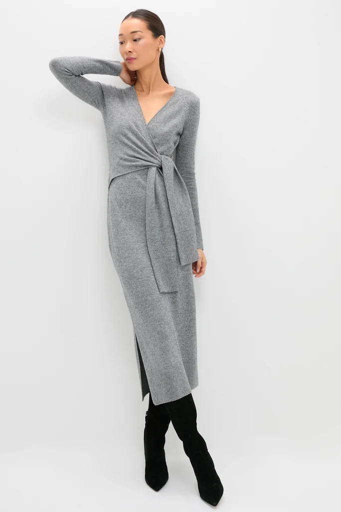 Medium Heather Grey Salomez Knit Dress | Tuckernuck (US)