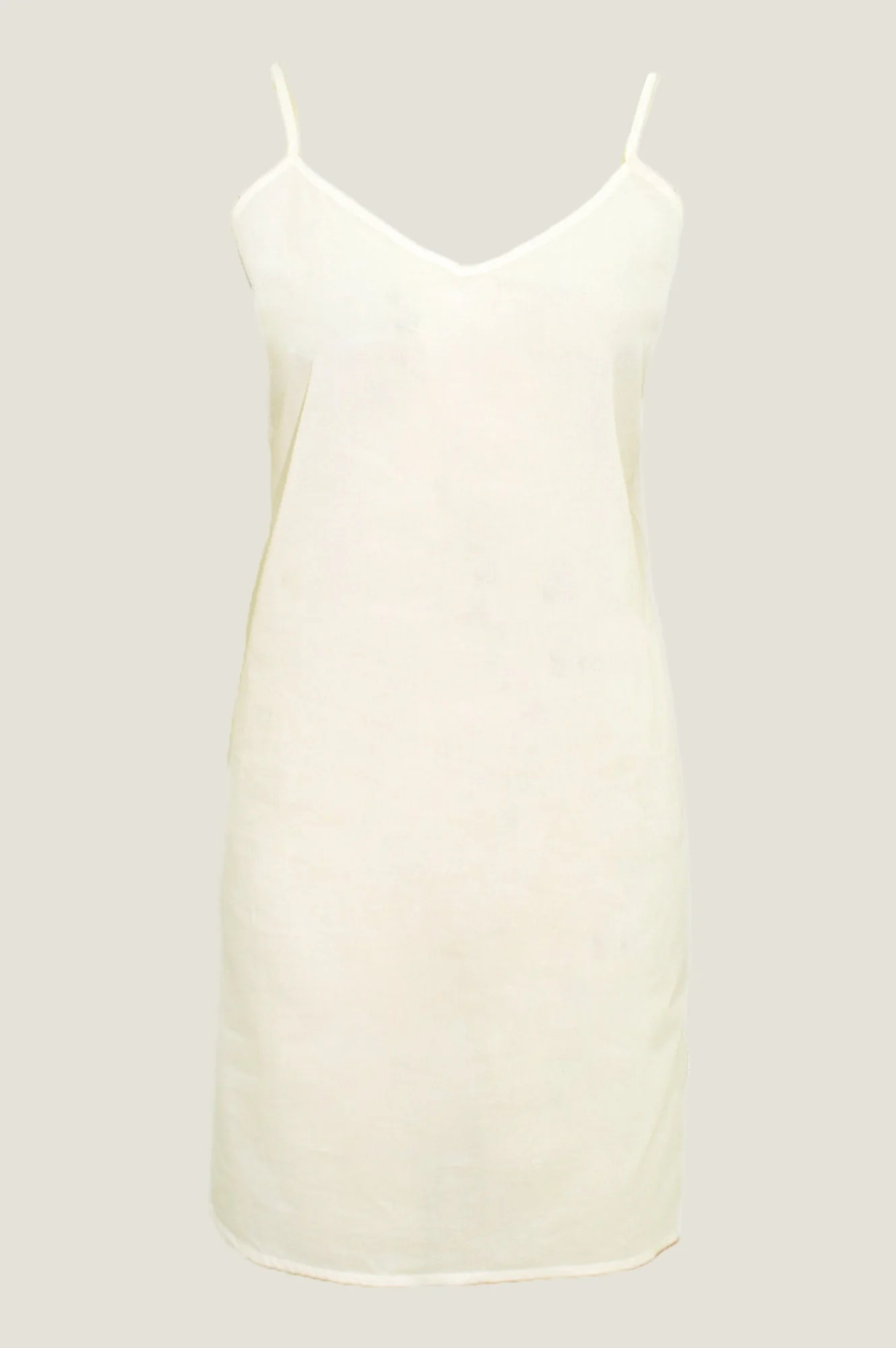 Cami V Midi Slip Dress | Neutral | Aspiga US