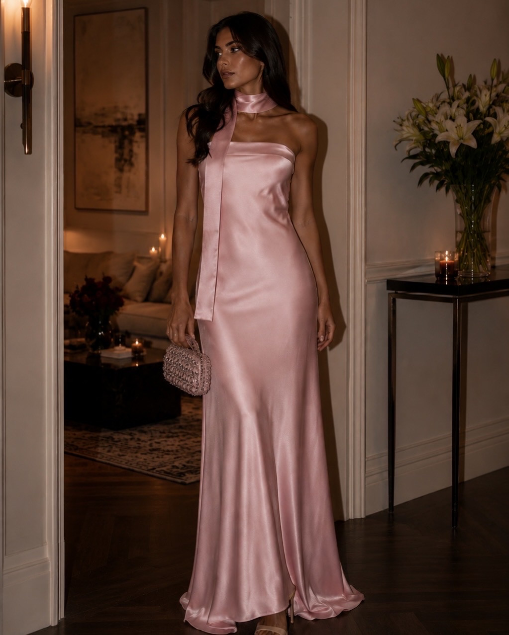 Soft pink satin never disappoints. Romantic, feminine and one of those dresses that instantly makes you feel dressed up.

#LTKuk #LTKdresses #LTKpartywear