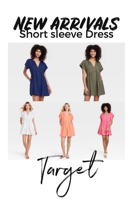 New at Target short sleeve dress

#LTKunder50 #LTKstyletip