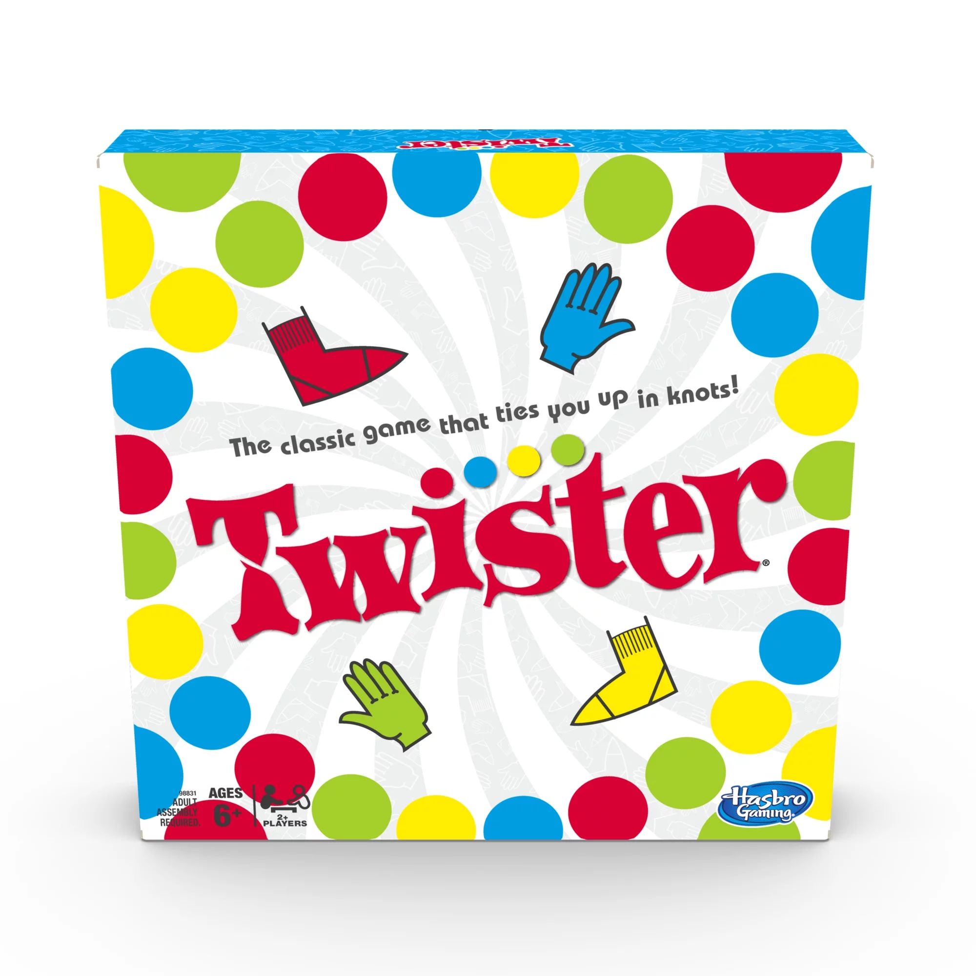 The Classic Twister Game, for Kids Ages 6 and up, for 2 or More Players - Walmart.com | Walmart (US)
