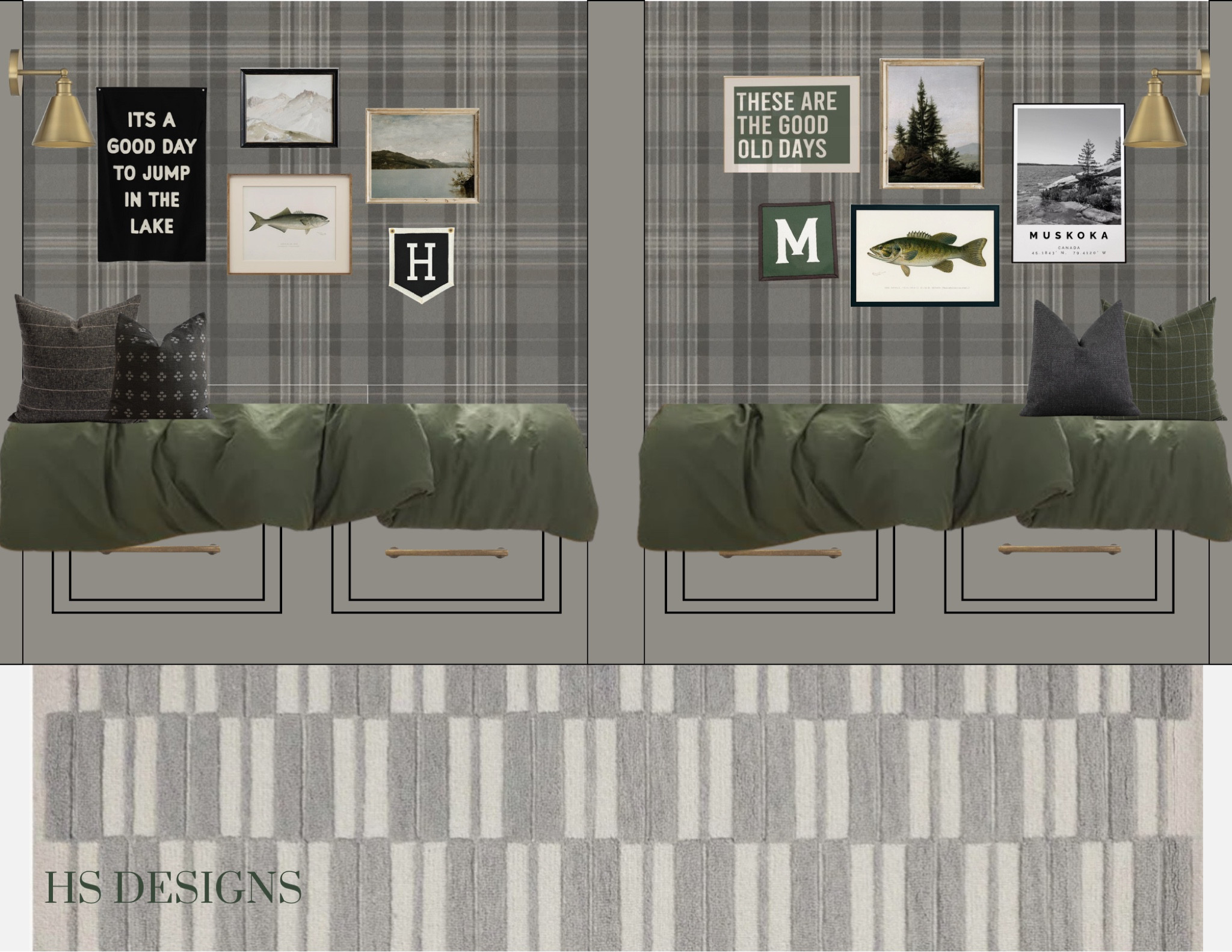 Cottage bunk room 🌲🛶


Bunk room, shared room, cottage bedroom, boys bunk, cottage, Muskoka, moody, plaid wallpaper 



#LTKstyletip #LTKkids #LTKfamily