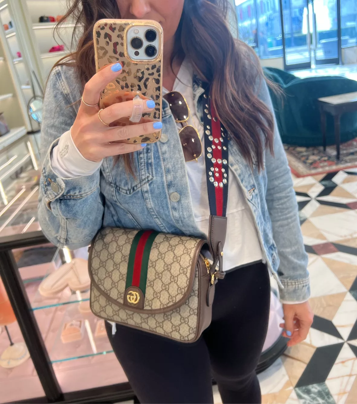 Gucci Ophidia GG Mini Shoulder Bag for Women