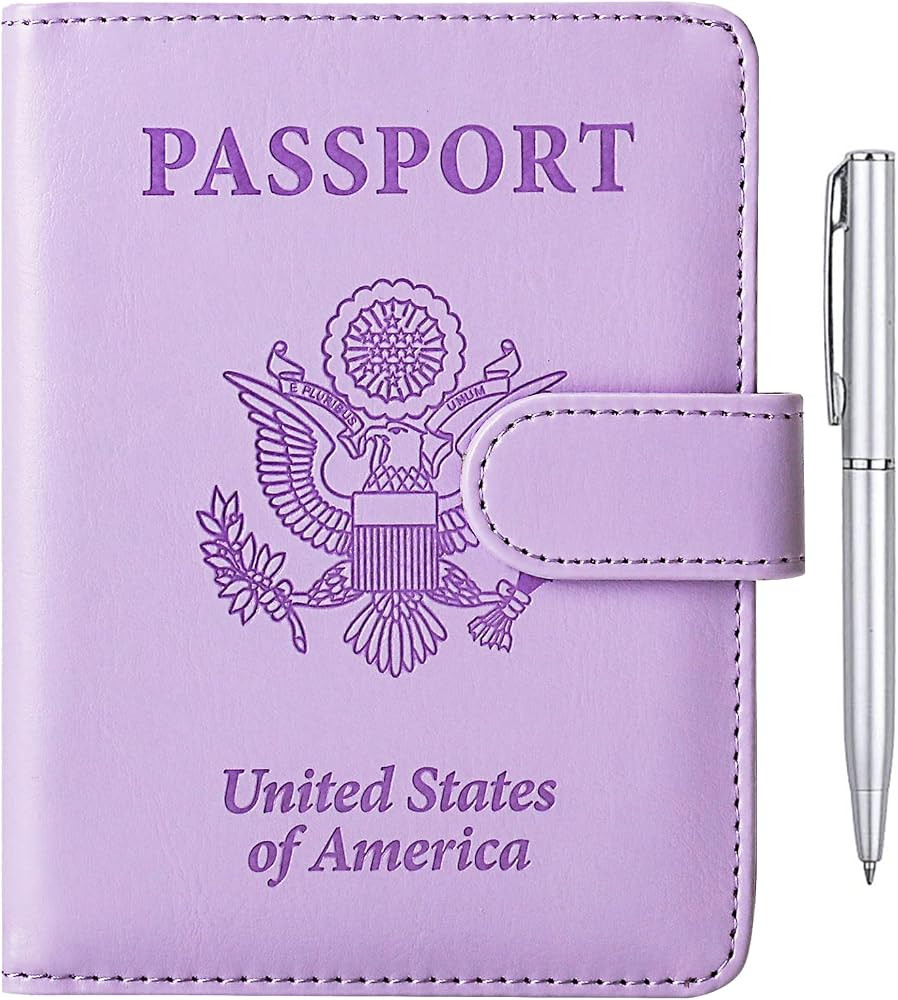 TIGARI Passport Holder for Travel Women Men, PU Leather Waterproof RFID Wallet Cover Case Sleeve,... | Amazon (US)