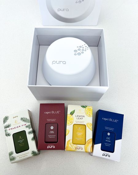 Okay if you guys don’t have a Pura, you’re missing out!!! Truly!!! These smart fragrance diffusers are a game changer!!! You can have two scents in at a time, you can control them from your phone and there safe & clean!!! A must have in your home and great as gifts!!! And you can use code BIANCA15 for 15% off!! Plus the scents are on sale right now!!!! 

#LTKSeasonal #LTKGiftGuide #LTKHoliday