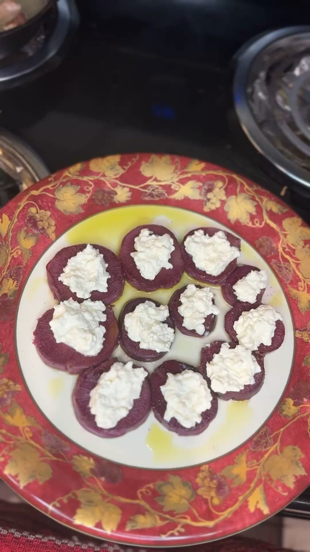 Purple potato rounds - very nice set up for straciatella 

#LTKfoodie #LTKHome #LTKmomlife