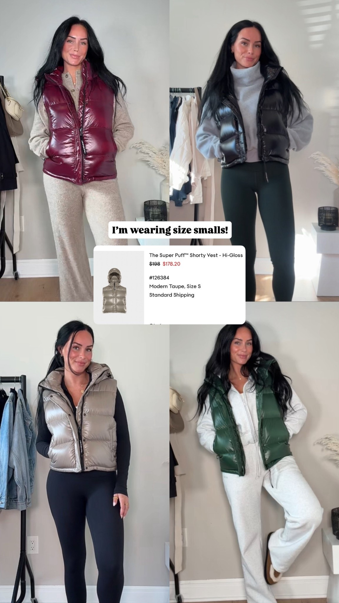 Aritzia sale must haves!!! 

My sizing 5’7, 145lbs, 32dd
Wearing all size small vest 

#LTKGiftGuide #LTKSaleAlert #LTKCyberWeek