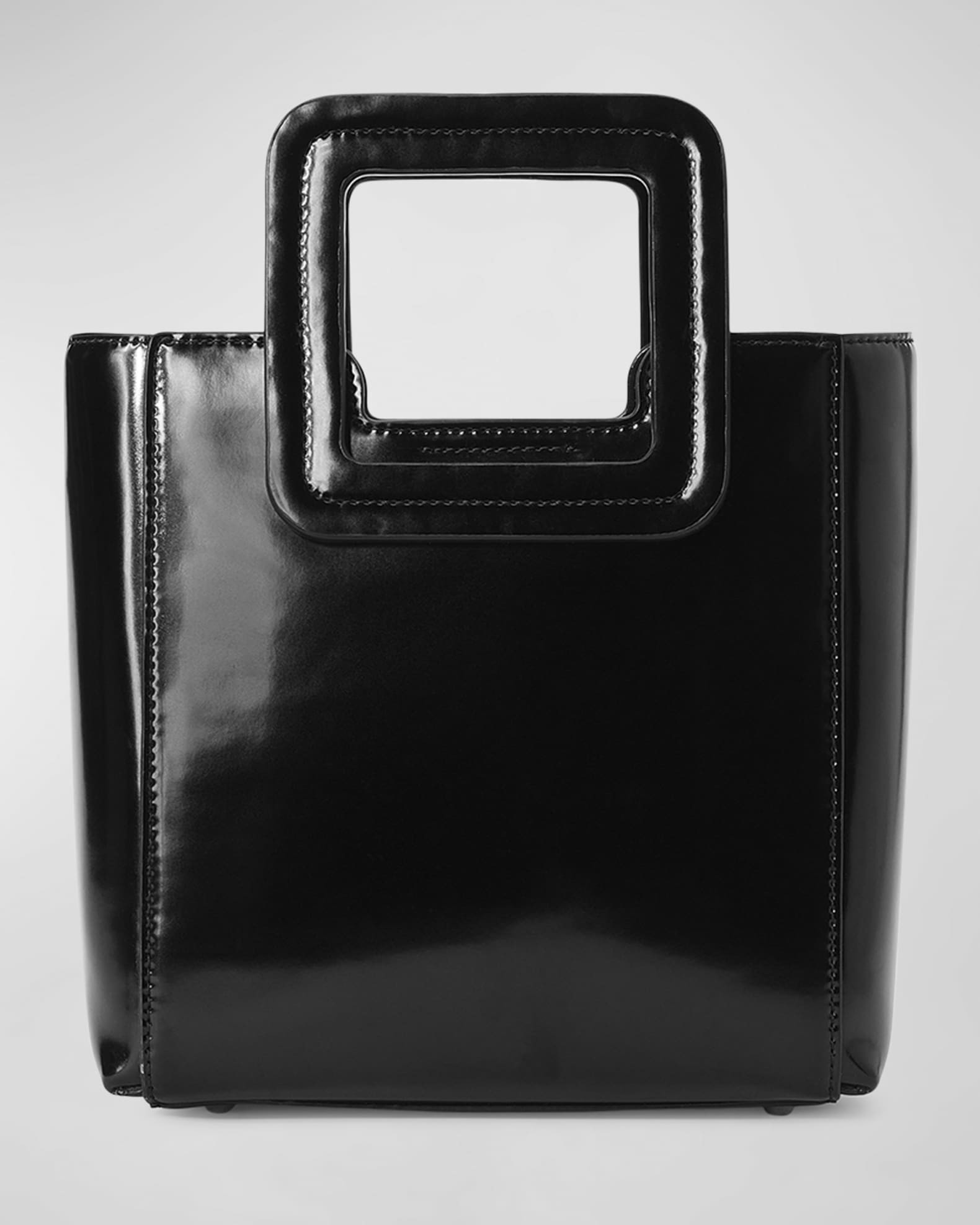 Shirley Mini Leather Top-Handle Bag | Neiman Marcus