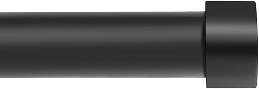 VOIIY Black Curtain Rods for Windows 66 to 120 Inch(5.5-10 Feet),1" Diameter Drapery Rods with Mo... | Amazon (US)