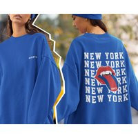 New York Football T-Shirt Sweatshirt, Giants Vintage Style | Etsy (US)