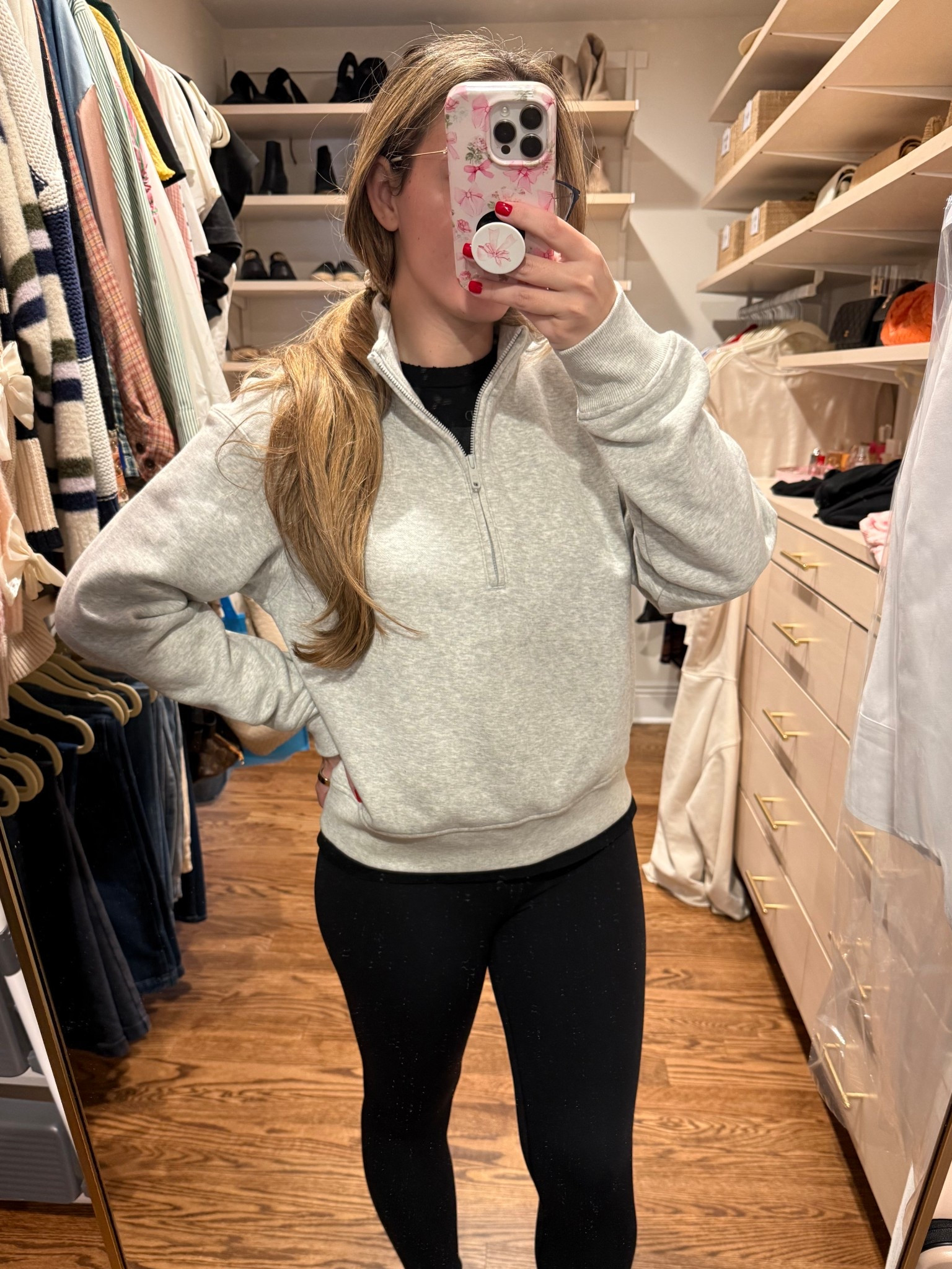 Crzy Yoga sweatshirt and lululemon align leggings 

#LTKmomlife #LTKdayinmylife #LTKfitnessgoals