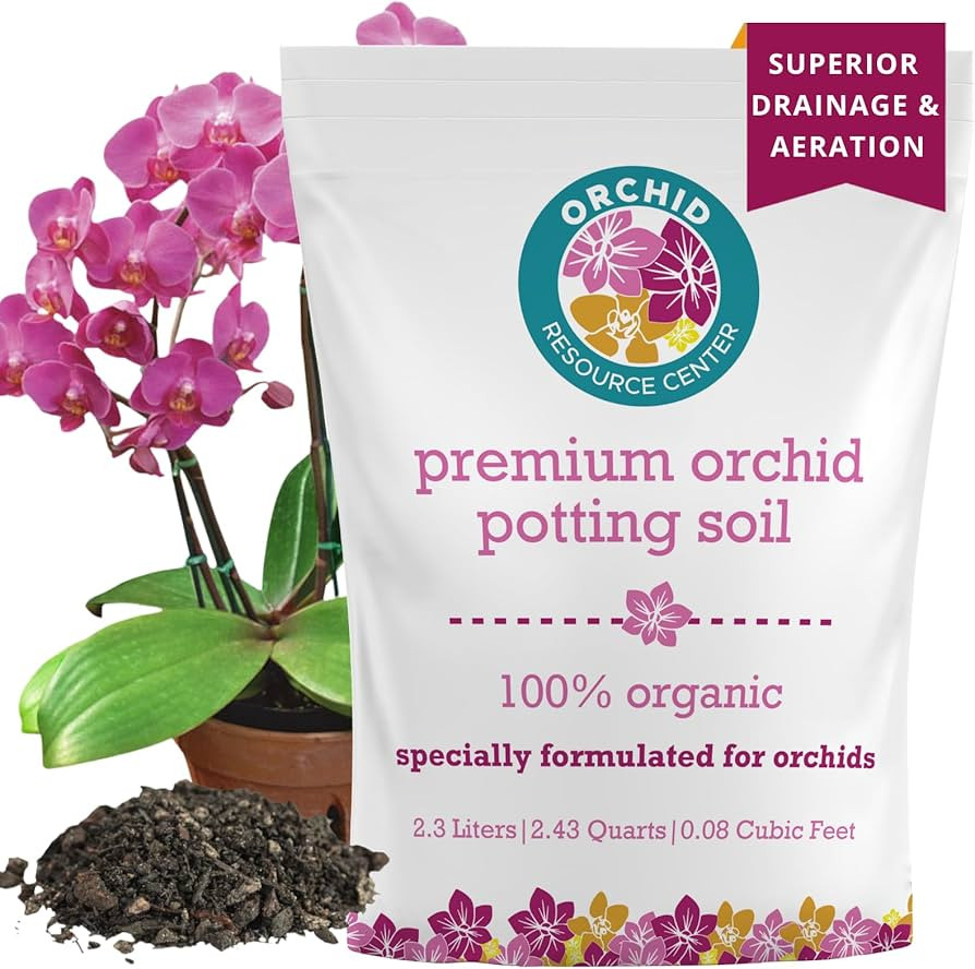 100% Organic Orchid Potting Soil \u2013 Nutrient-Rich, Well-Draining Blend for Stronger Roots & V... | Amazon (US)