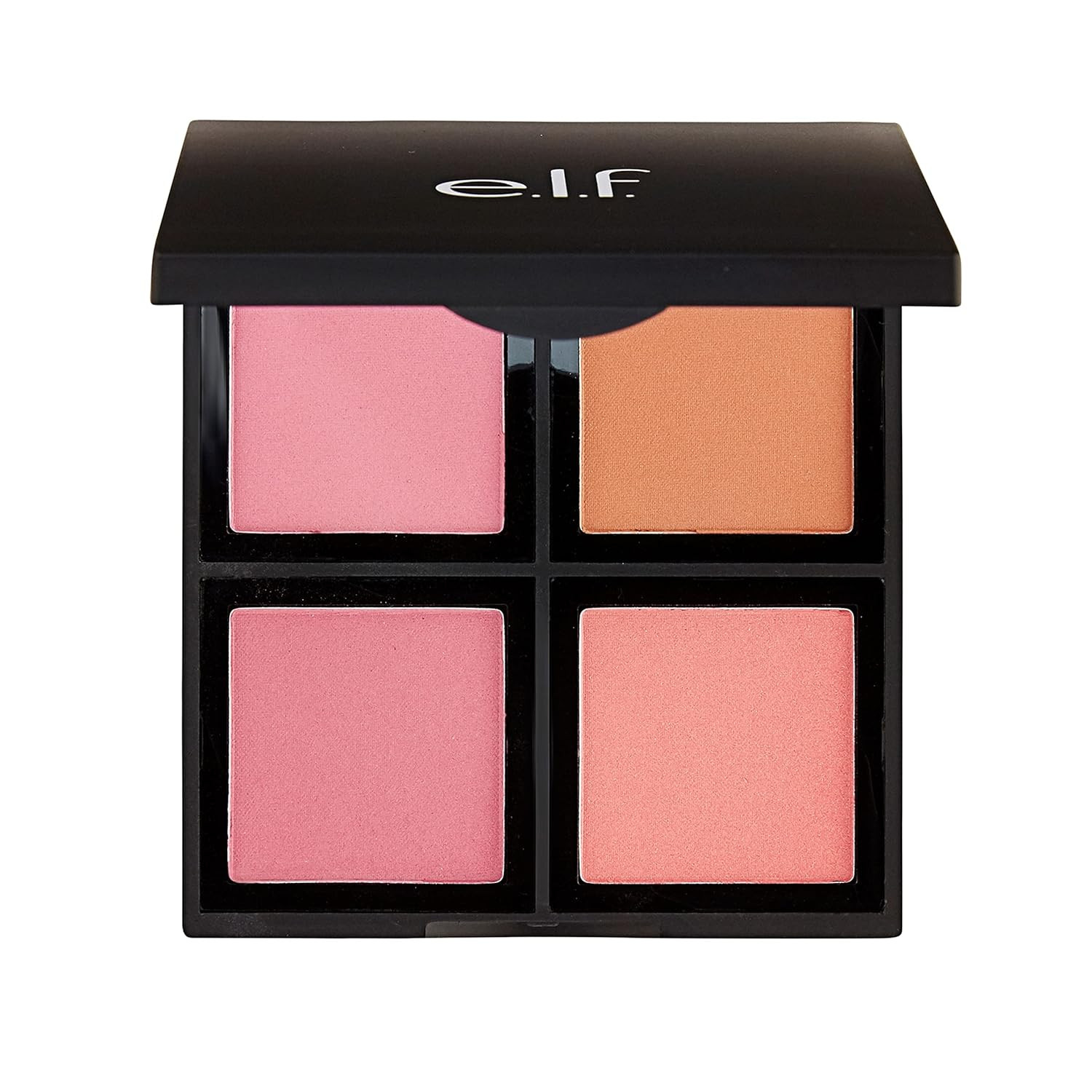 e.l.f. Cosmetics Powder Blush Palette, Four Blush Shades for Beautiful, Long-Lasting Pigment, Lig... | Amazon (US)