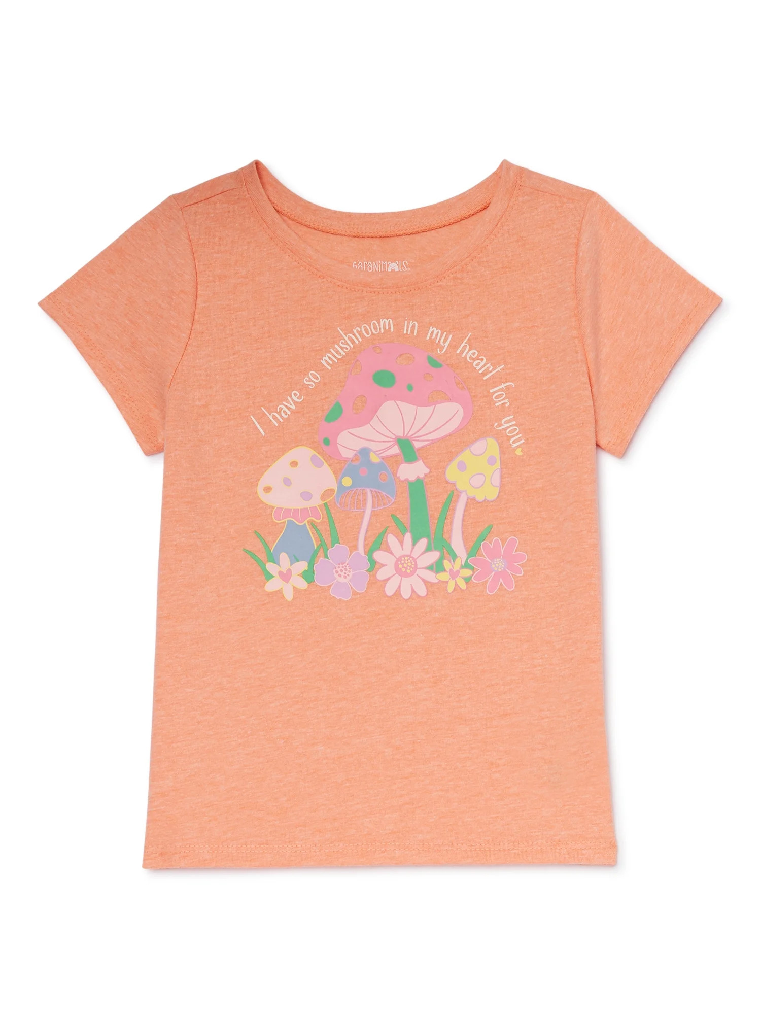 Garanimals Toddler Girl Short Sleeve Graphic T-Shirt, Sizes 18M-5T | Walmart (US)