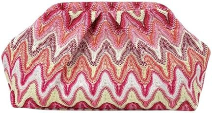 Women's Evening Cloud Clutch Bag, Crocodile Leopard Sequin Denim Cow Print Moroccan for Party Wed... | Amazon (US)