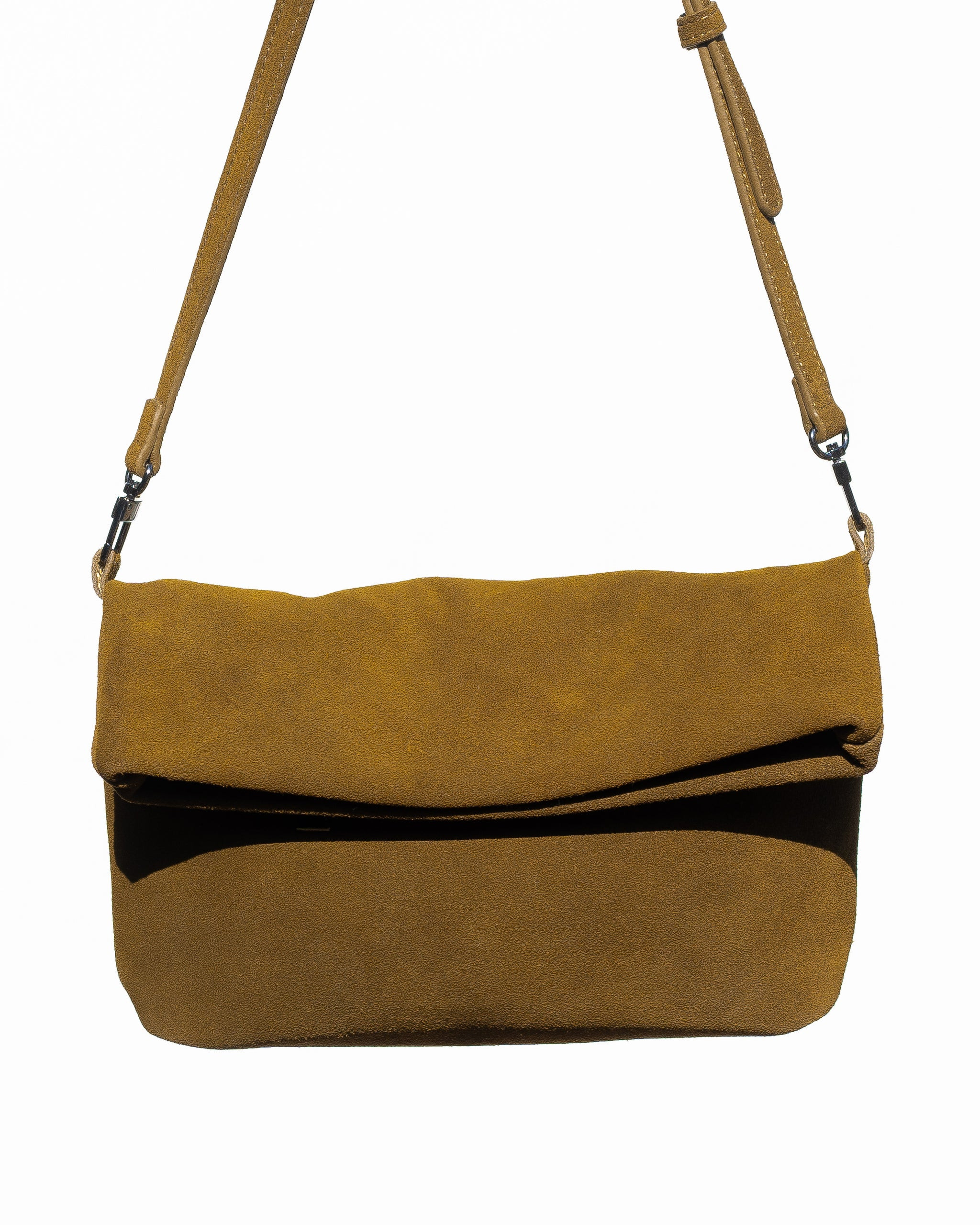 Noa Fold Over - Olive Genuine Suede | ROCKNOT