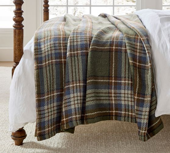 Plaid Woven Blanket | Pottery Barn (US)