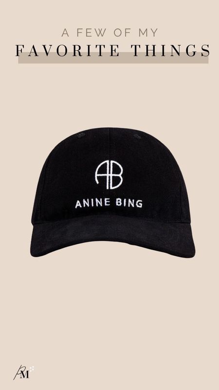 anine bing baseball cap 

#LTKstyletip #LTKunder100 #LTKFind