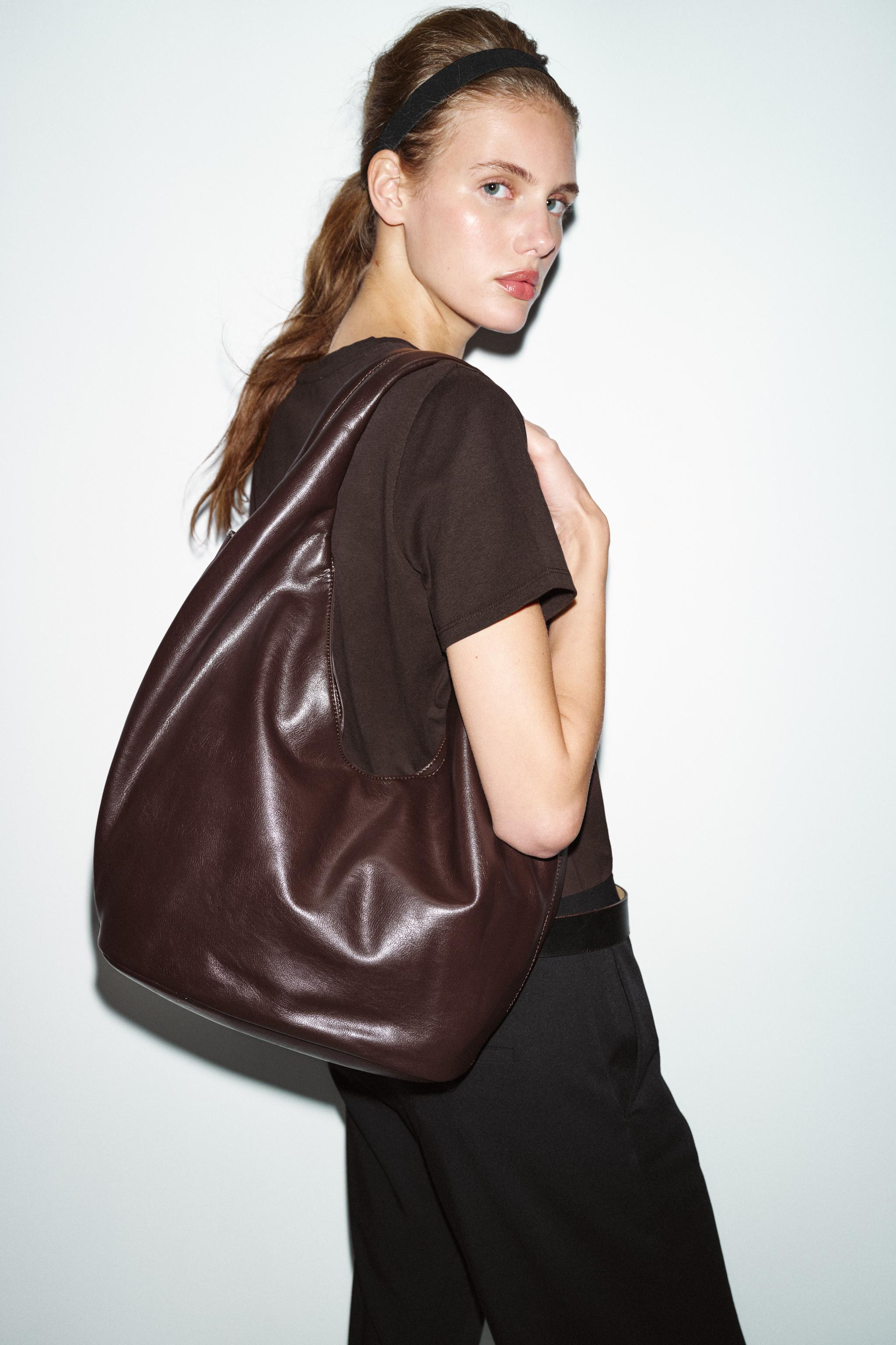 LARGE BUCKET BAG WITH SIDE ZIPPER | Zara US