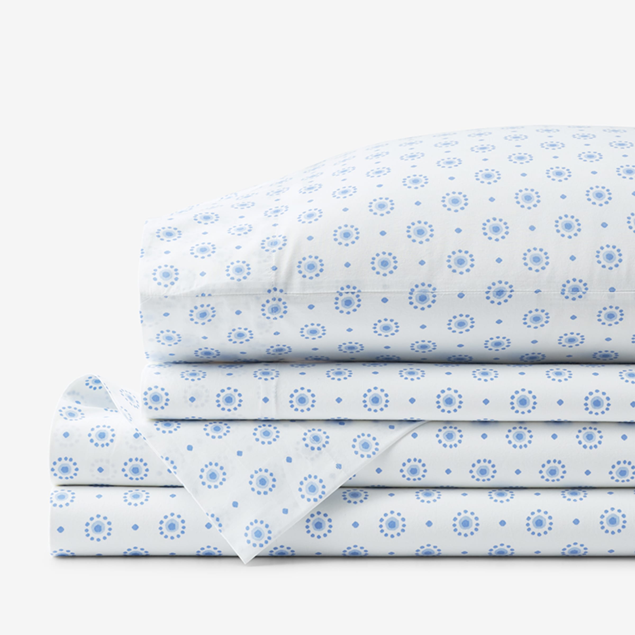 Company Organic Cotton™ Myla Garment Washed Percale Sheet Set | The Company Store