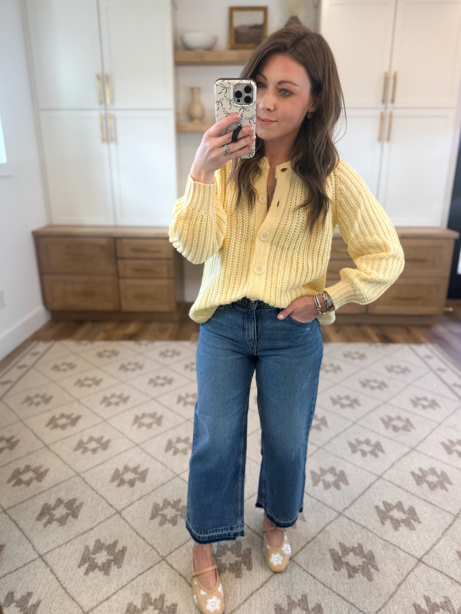 Ootd! Jeans are Walmart, but are not available online yet, I’ll link as soon as they are! Wearing a size small and the sweater

#LTKMostLoved #LTKWorkwear #LTKStyleTip