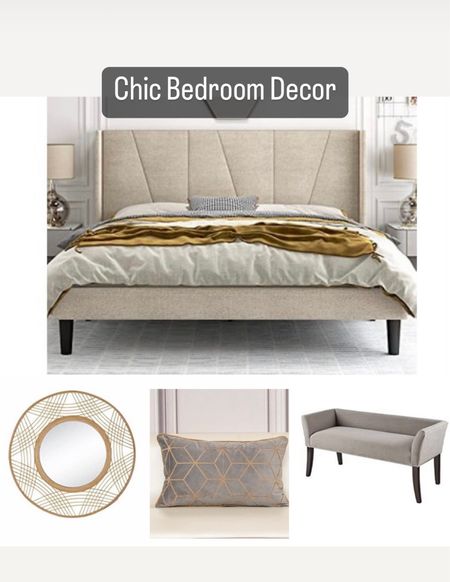Chic bedroom decor, amazon home decor, upholstered bed, upholstered bench, bedding

#LTKSeasonal #LTKhome #LTKfamily