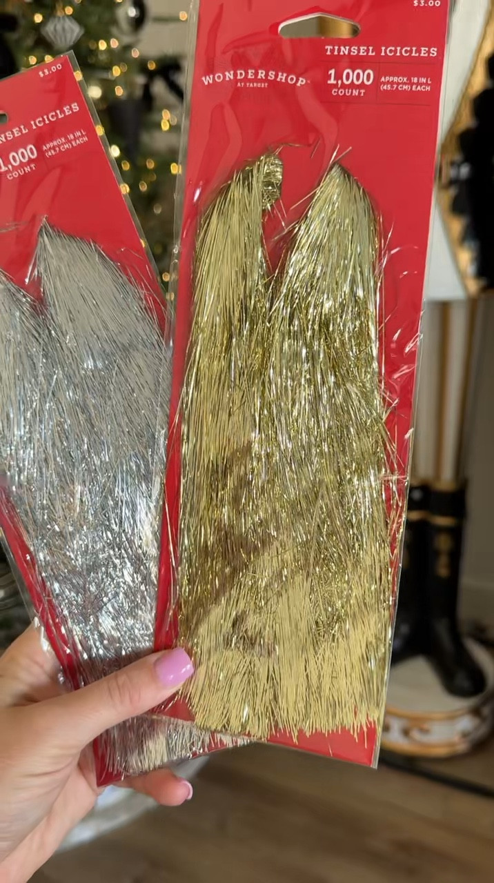 I am obsessed with this tinsel from Target!! It’s so hard to find a pretty gold tinsel!



Target, target home, Christmas decorations, Christmas decor, holiday decor, Christmas tree


#LTKSeasonal #LTKHome #LTKHoliday