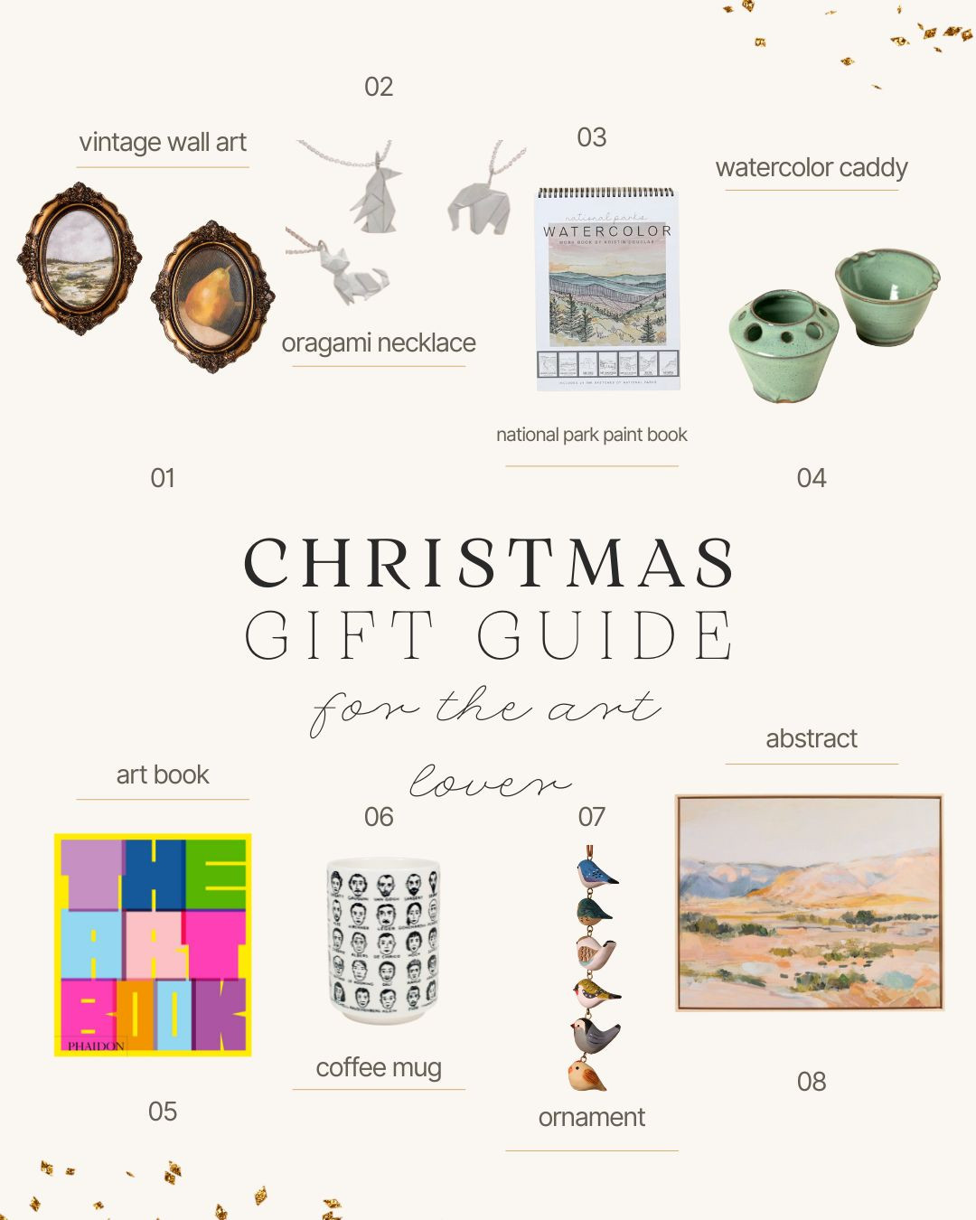🎁 For the one who colors outside the lines — our Holiday Gift Guide for the Art Lover is a mix of quirky treasures and practical pieces every creative will adore. From inspiring tools to playful accents, these finds bring beauty, function, and a touch of whimsy to any studio or space. 🎨✨ Shop the look and gift a little inspiration this season. 

 #HolidayGiftGuide #ArtLover