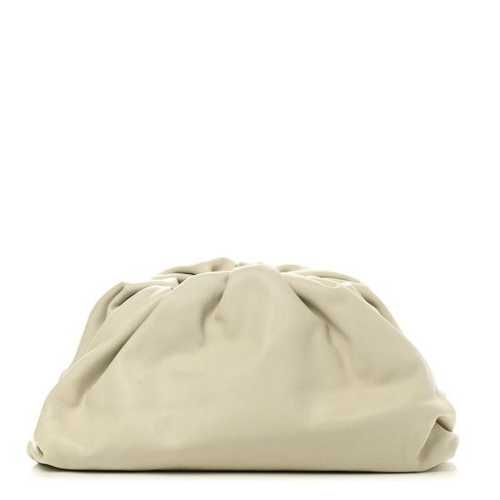 Smooth Butter Calf The Pouch Oversized Clutch Plaster | FASHIONPHILE (US)