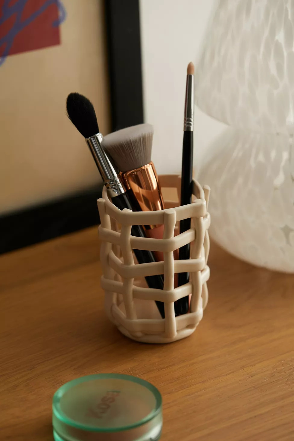 Woven Ceramic Brush Holder | Urban Outfitters (US and RoW)