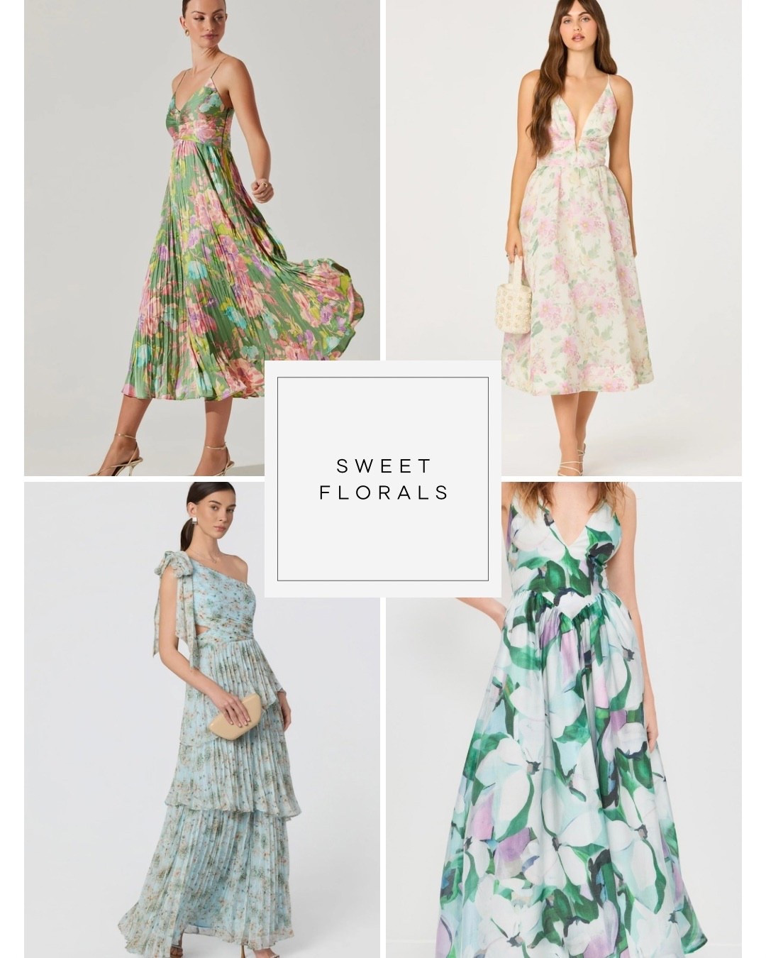 Sweet florals are always a good idea in Spring and summer. 

#LTKSeasonal #LTKgrwm #LTKWedding