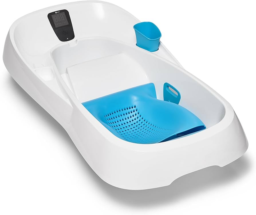 4moms Cleanwater Tub, 3-in-1 Grow-with-Me Baby Bathtub with Digital Thermometer for Newborns to T... | Amazon (US)