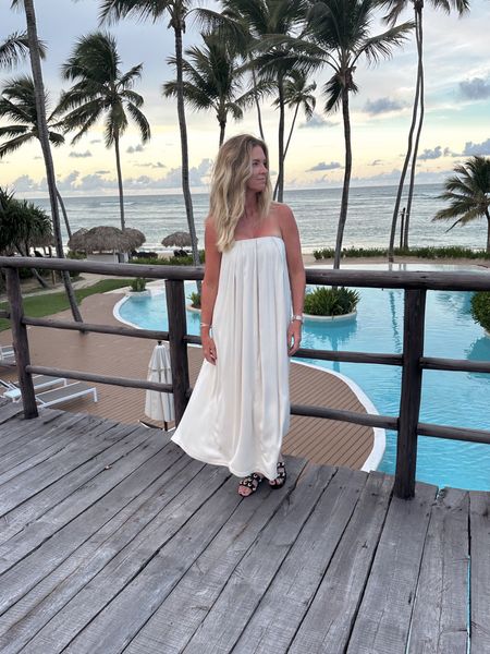Last night in the Dominican Republic 🇩🇴 🤍🤍🤍

My white dress is over 50% off and one of the most flattering dresses I own. 

#LTKfindsunder100 #LTKwedding #LTKsalealert