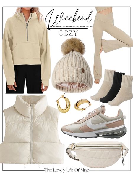 Cozy weekend outfit, puffer vest, Nike sneaker 

#LTKunder50 #LTKshoecrush #LTKstyletip