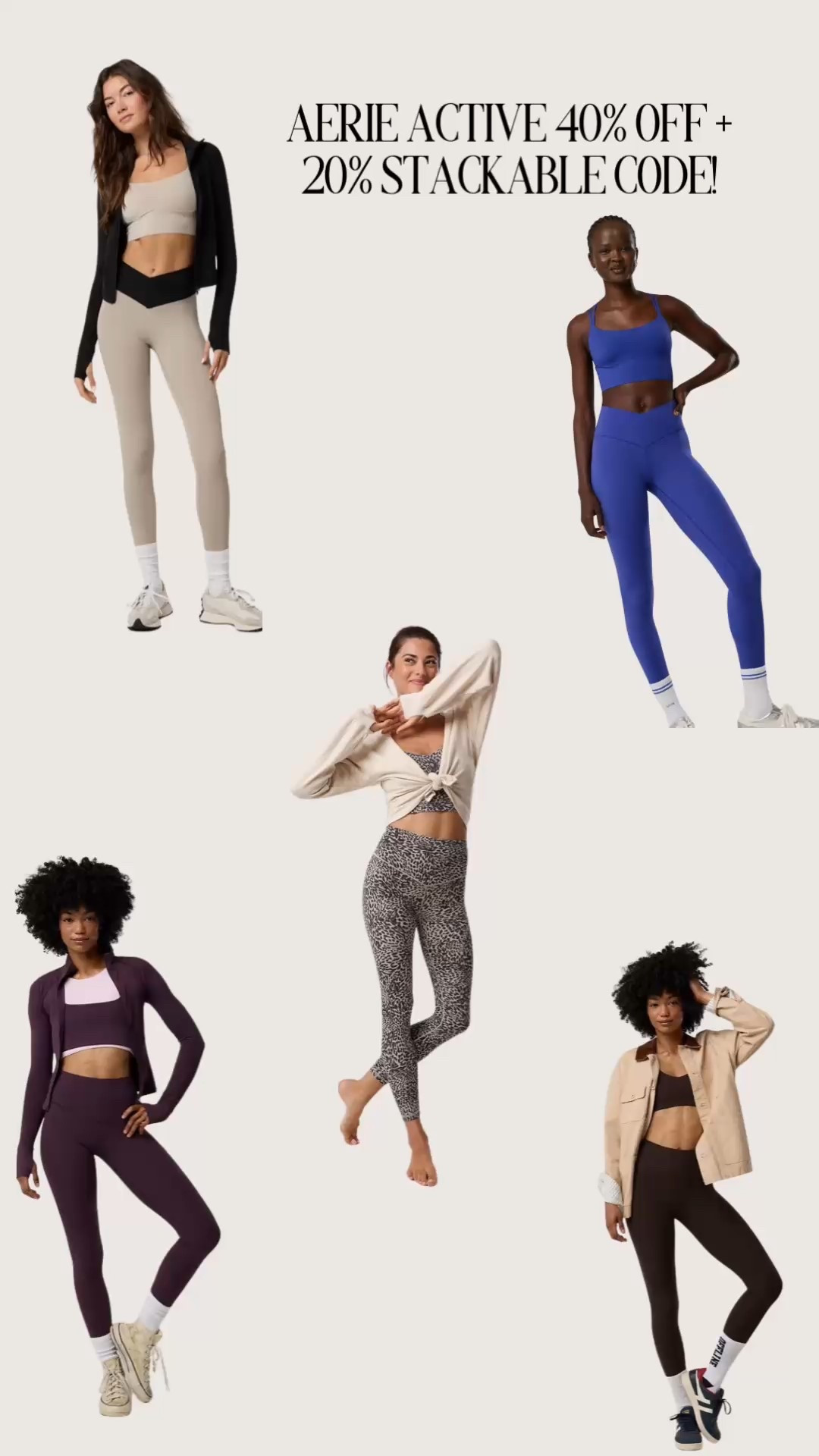 These active sets from AERIE are too good!! $20 tops & bottoms with code “ LTKFALLSALE “😍

#LTKSeasonal #LTKActive #LTKFallSale